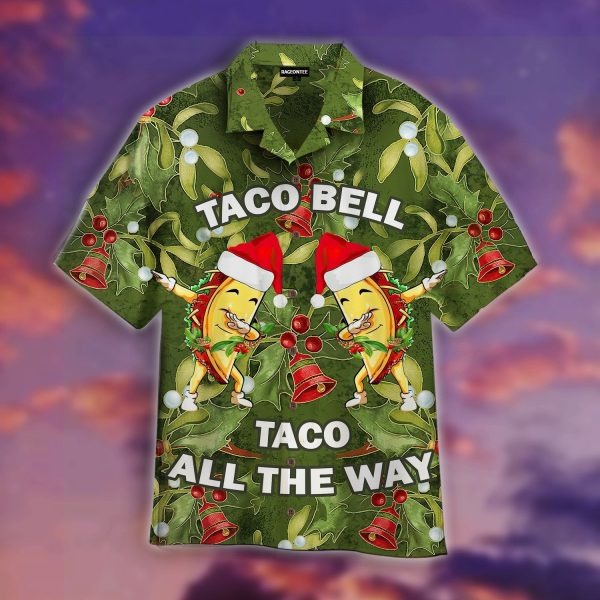 Dabbing Taco Bell Christmas Hawaiian Shirt- For men and women