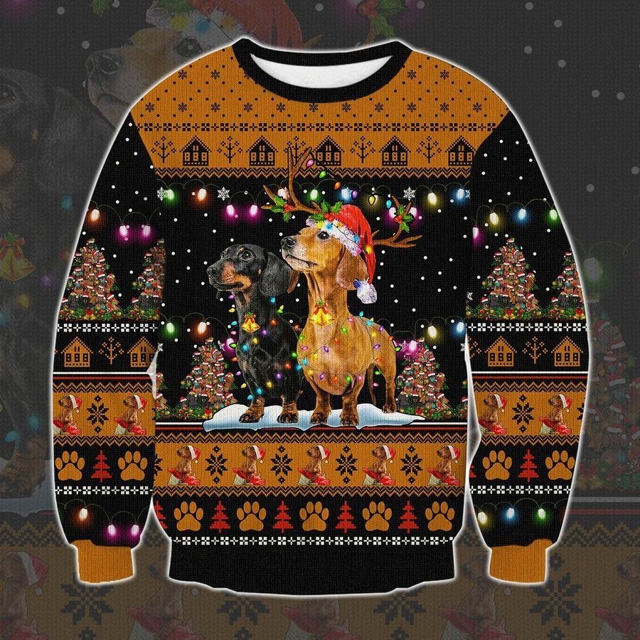 Dachshund Ugly Christmas Sweater