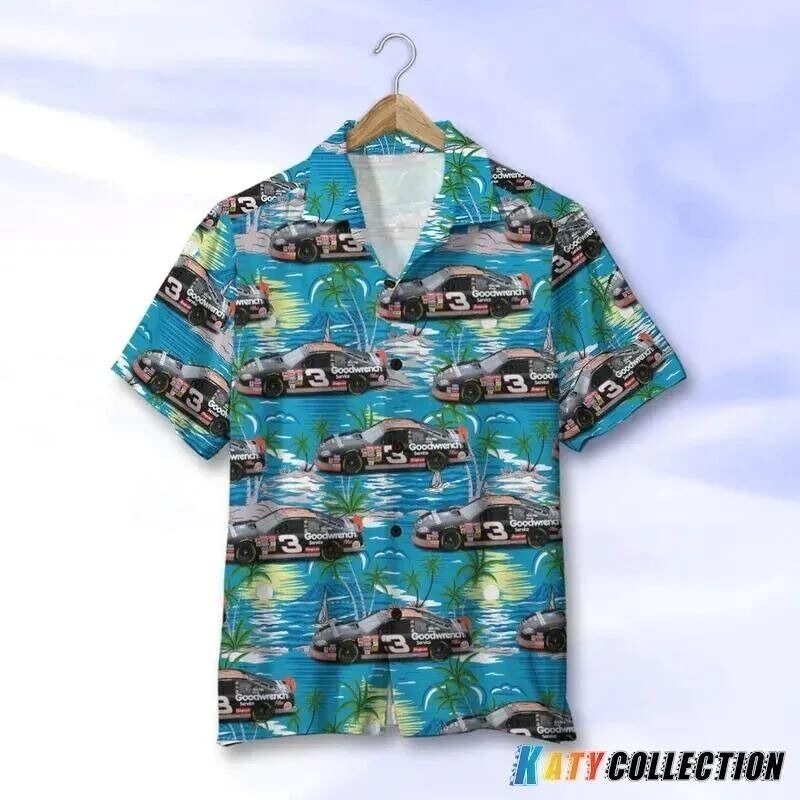 Dale Earnhardt Good Wrench Racecar Number 3 Hawaiian Shirt, Gift For Men, S-5XL