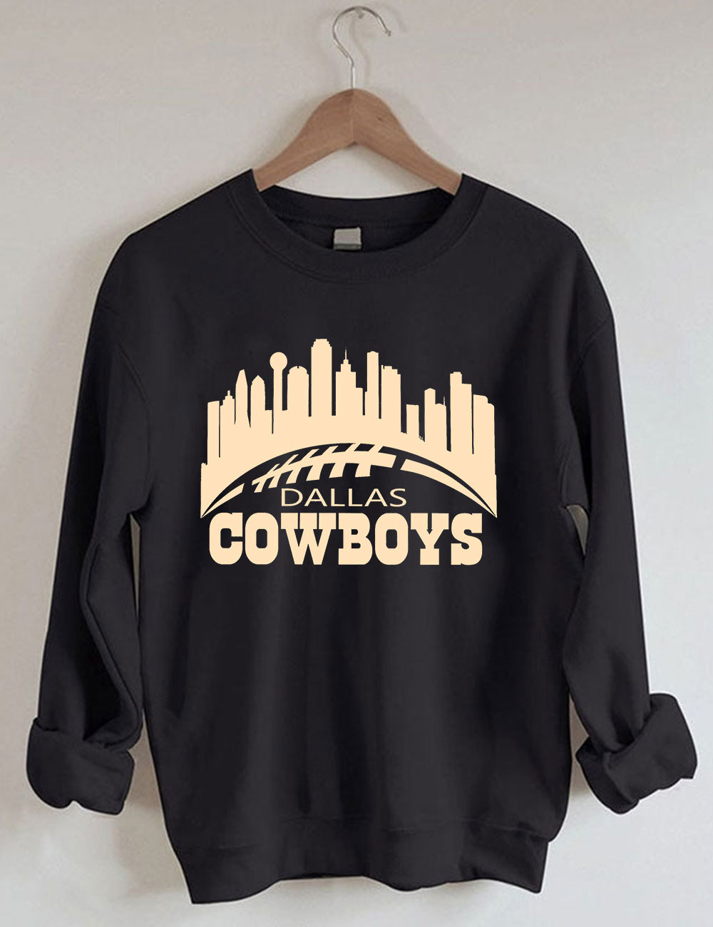 Dallas Cowboys Football Style1 Unisex Sweatshirt Black