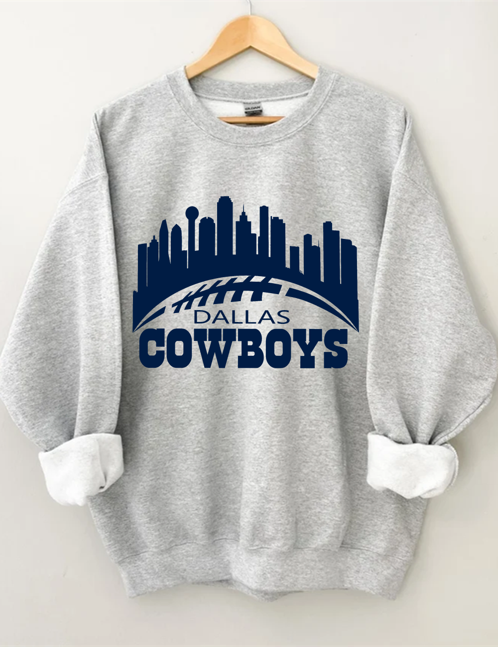 Dallas Cowboys Football Style1 Unisex Sweatshirt Sport Grey