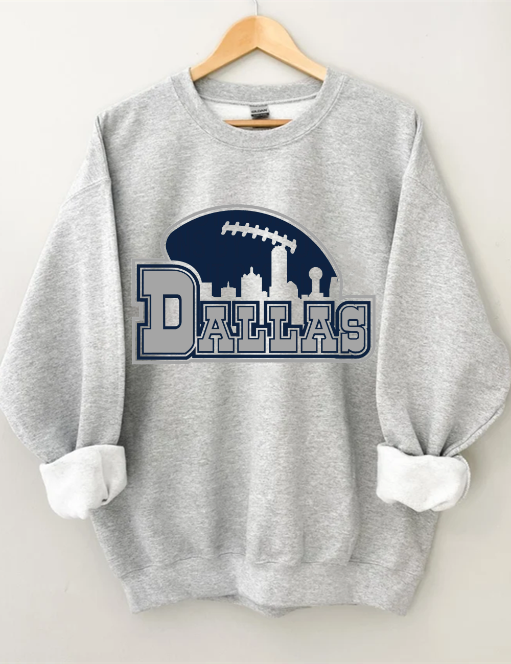 Dallas Cowboys Football Style2 Unisex Sweatshirt SPort Grey