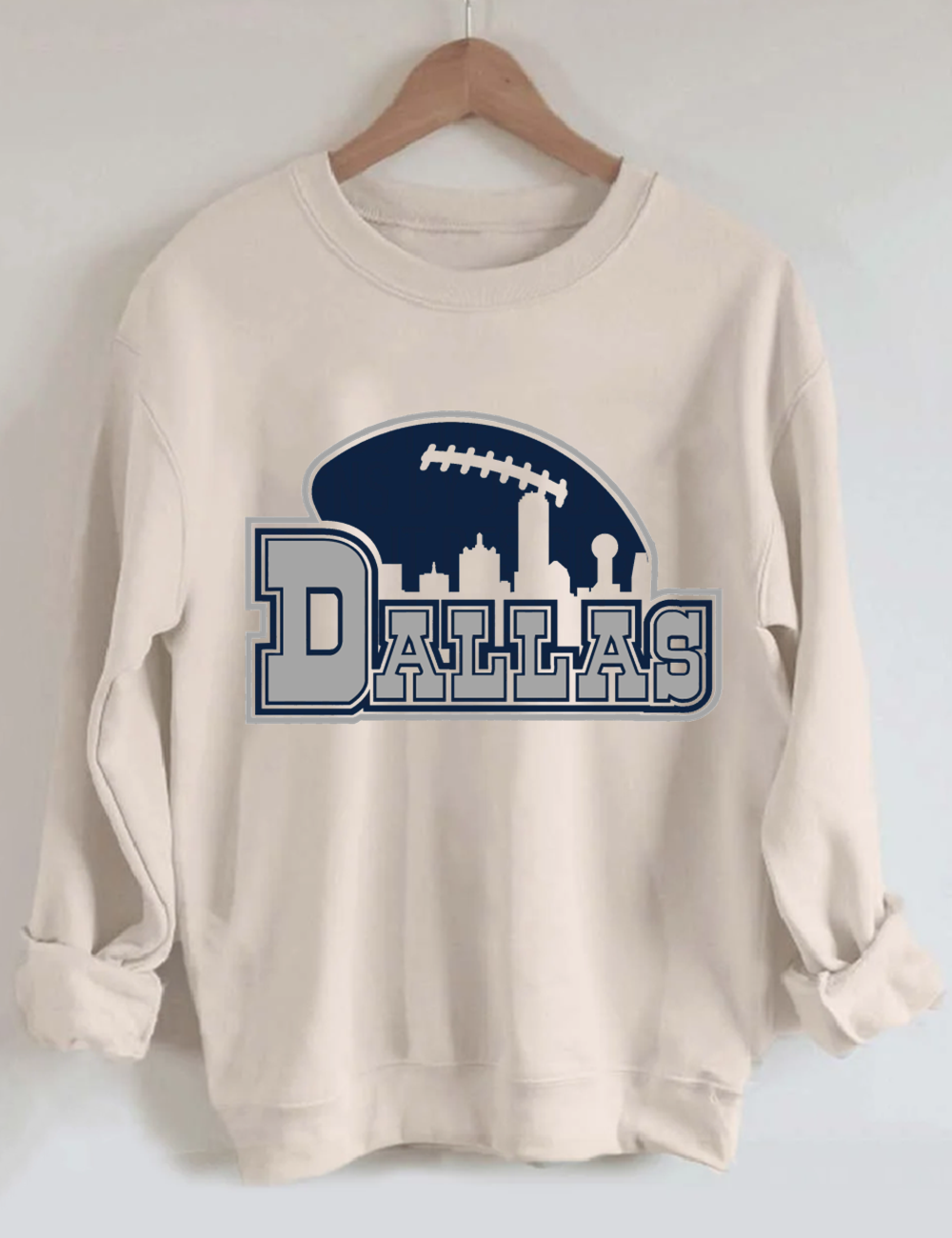 Dallas Cowboys Football Style2 Unisex Sweatshirt Sand