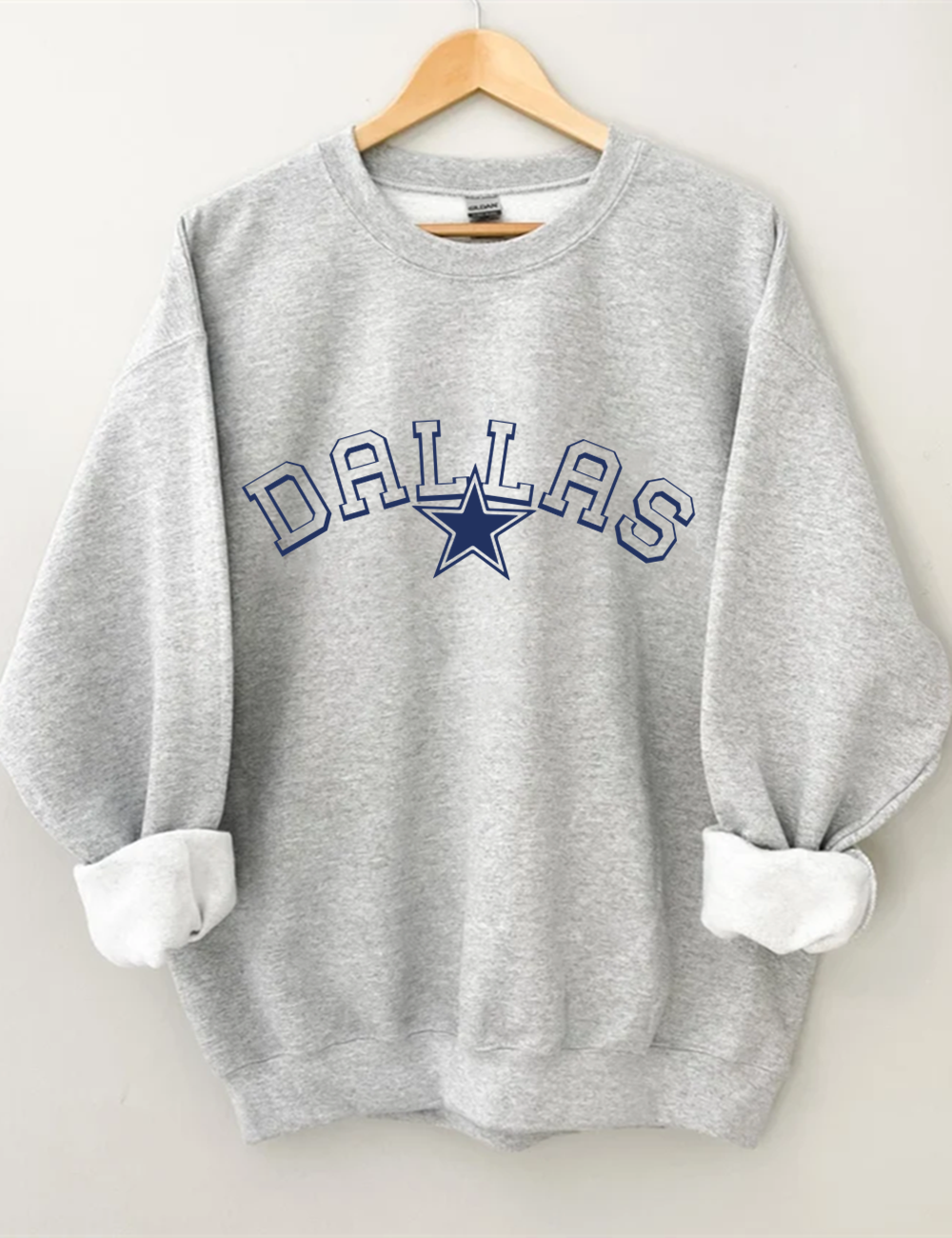 Dallas Cowboys Football Unisex Sweatshirt Sport Grey