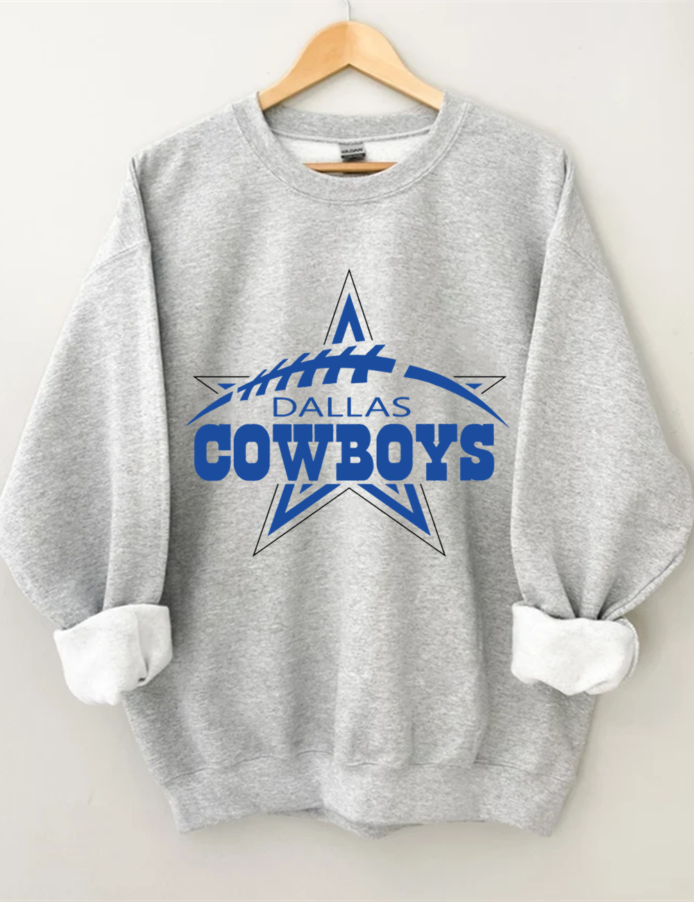 Dallas Cowboys Star Football Unisex Sweatshirt Sport Grey