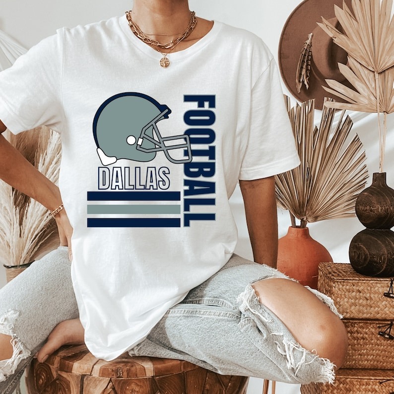 Dallas Football Shirt, Vintage Style Dallas Football Unisex TShirt