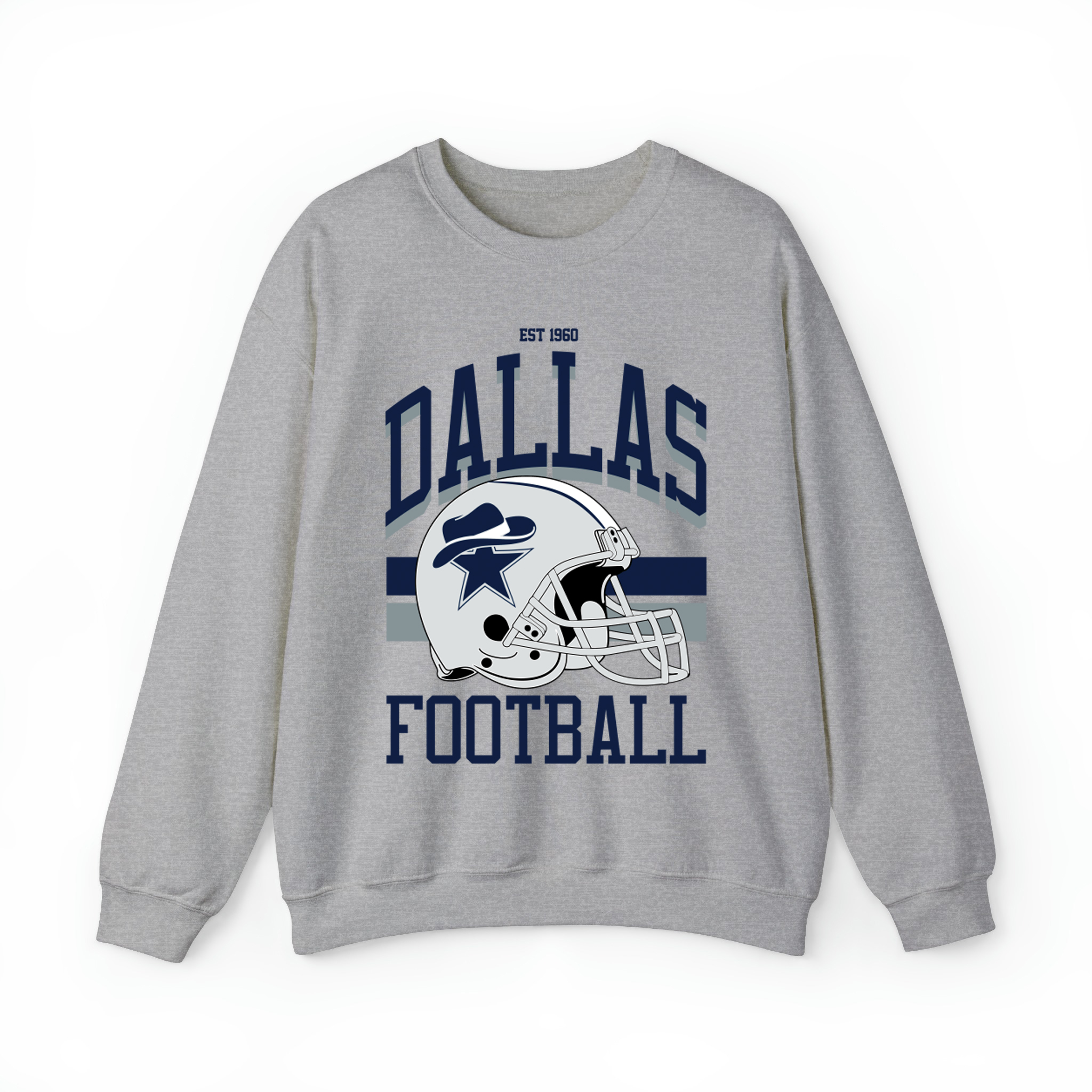 Dallas Football Unisex Sweatshirt-Sport Grey