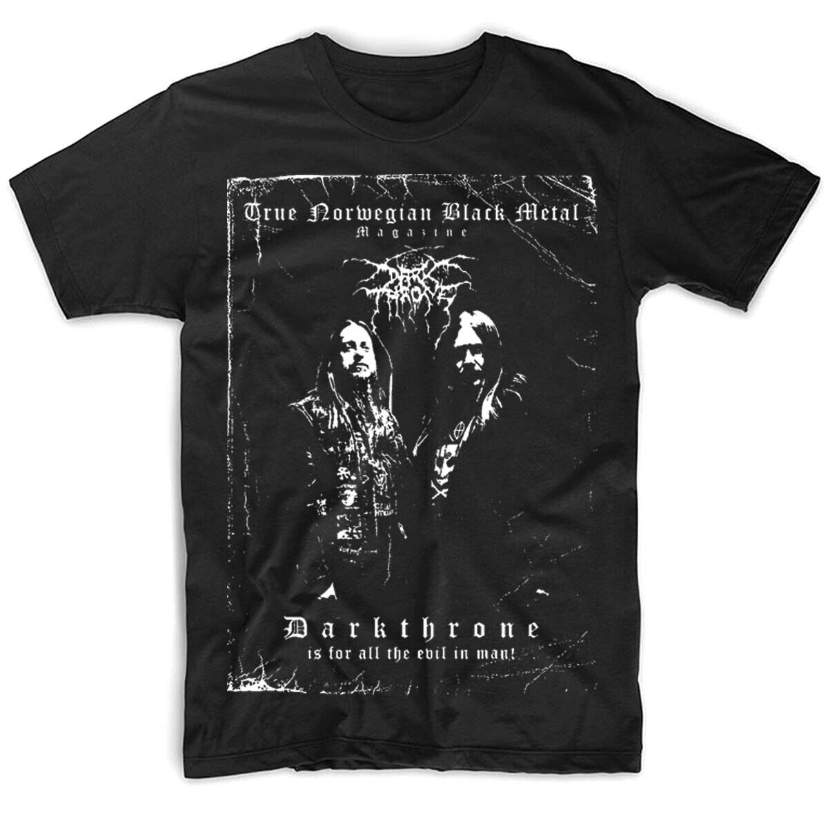 Darkthrone Norwegian magazine T shirt BLACK