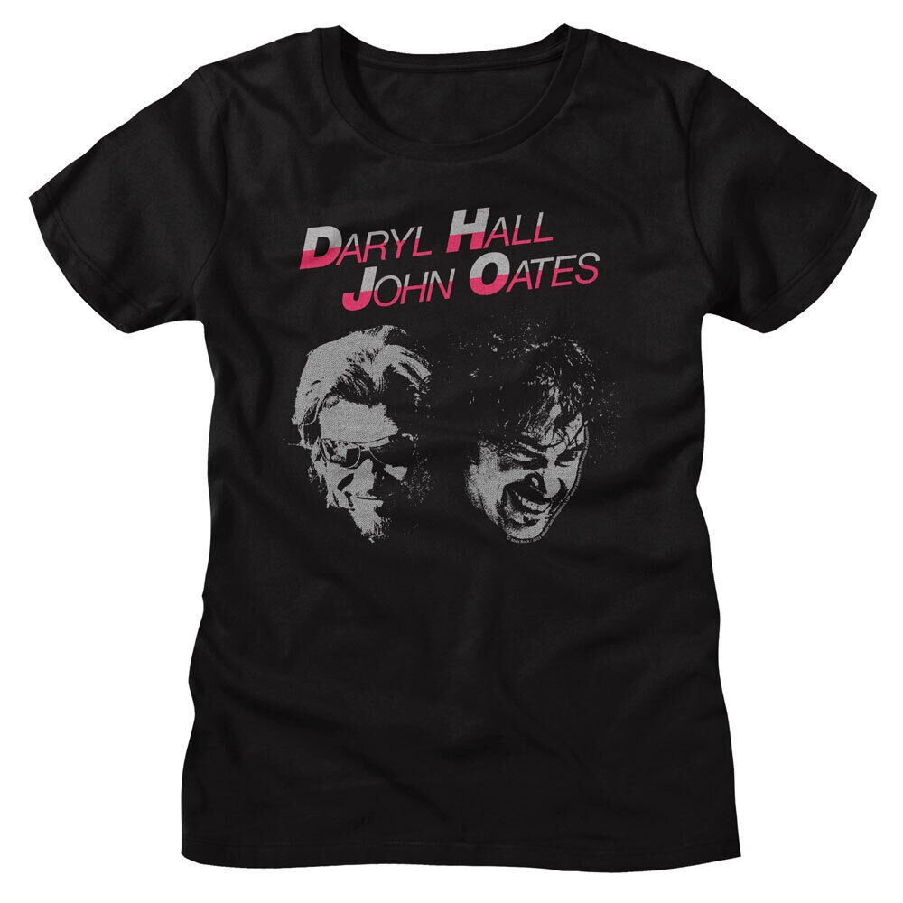 Daryl Hall & John Oates 2 Bros Smiling Photo Women's T Shirt Pop Rock Music