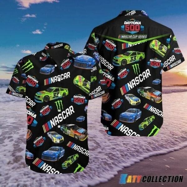 Daytona 500 Racecars Showcase Nascar Hawaiian Shirt, Gift For Men S-5XL