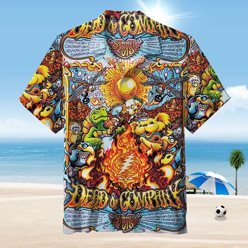 Dead & Company 03 - Unisex Hawaiian Shirt, Gift For Men and Women S-5XL US Size