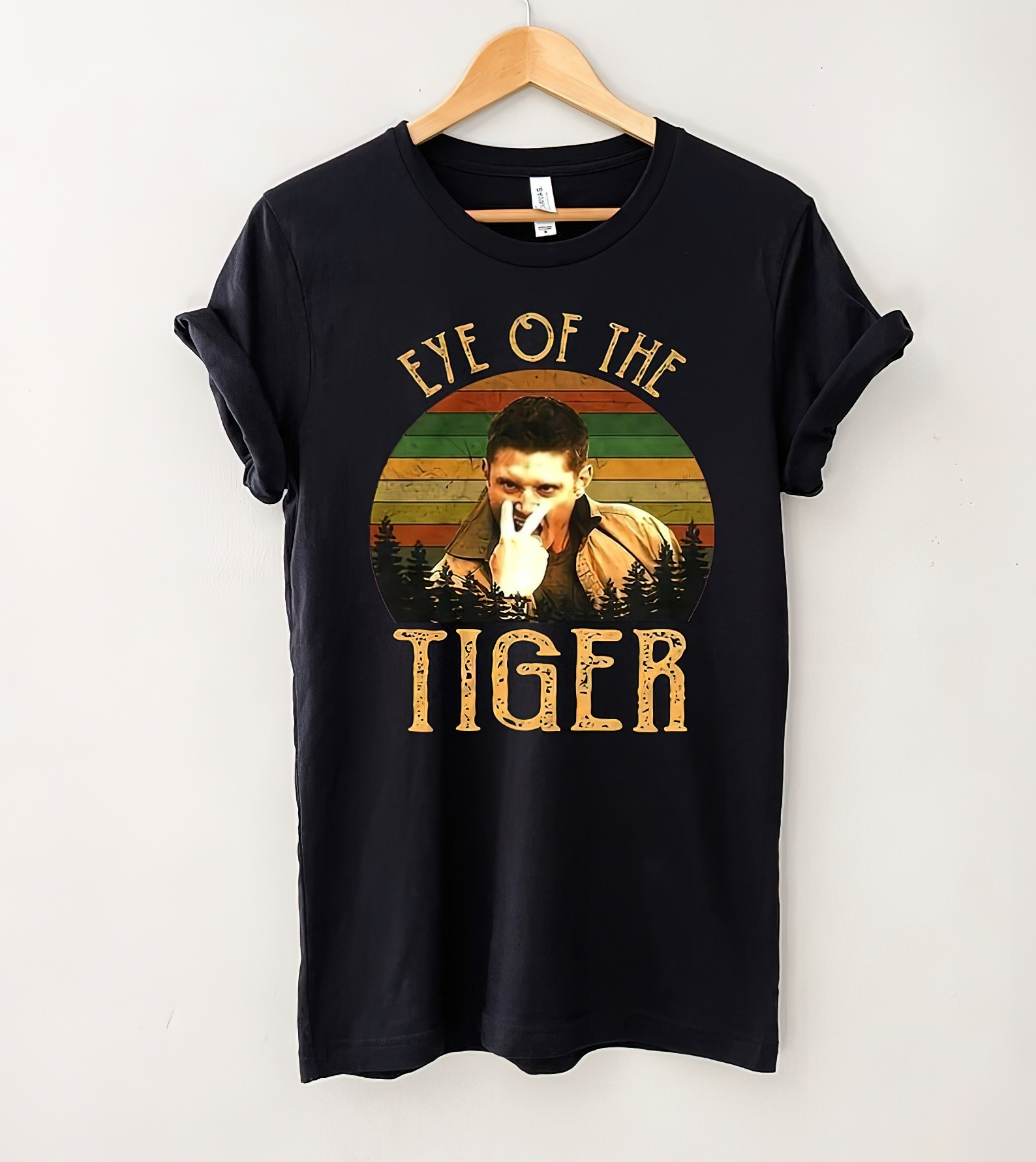 Dean Winchester Supernatural Eye of The Tiger Retro Vintage T-Shirt, Supernatural Shirt, Winchester Shirt, Dean Winchester Shirt-gigapixel-standard-scale-2_00x