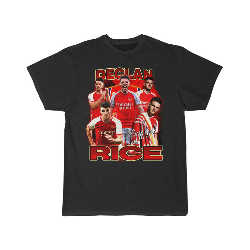 Declan Rice Arsenal Graphic Tee-Black