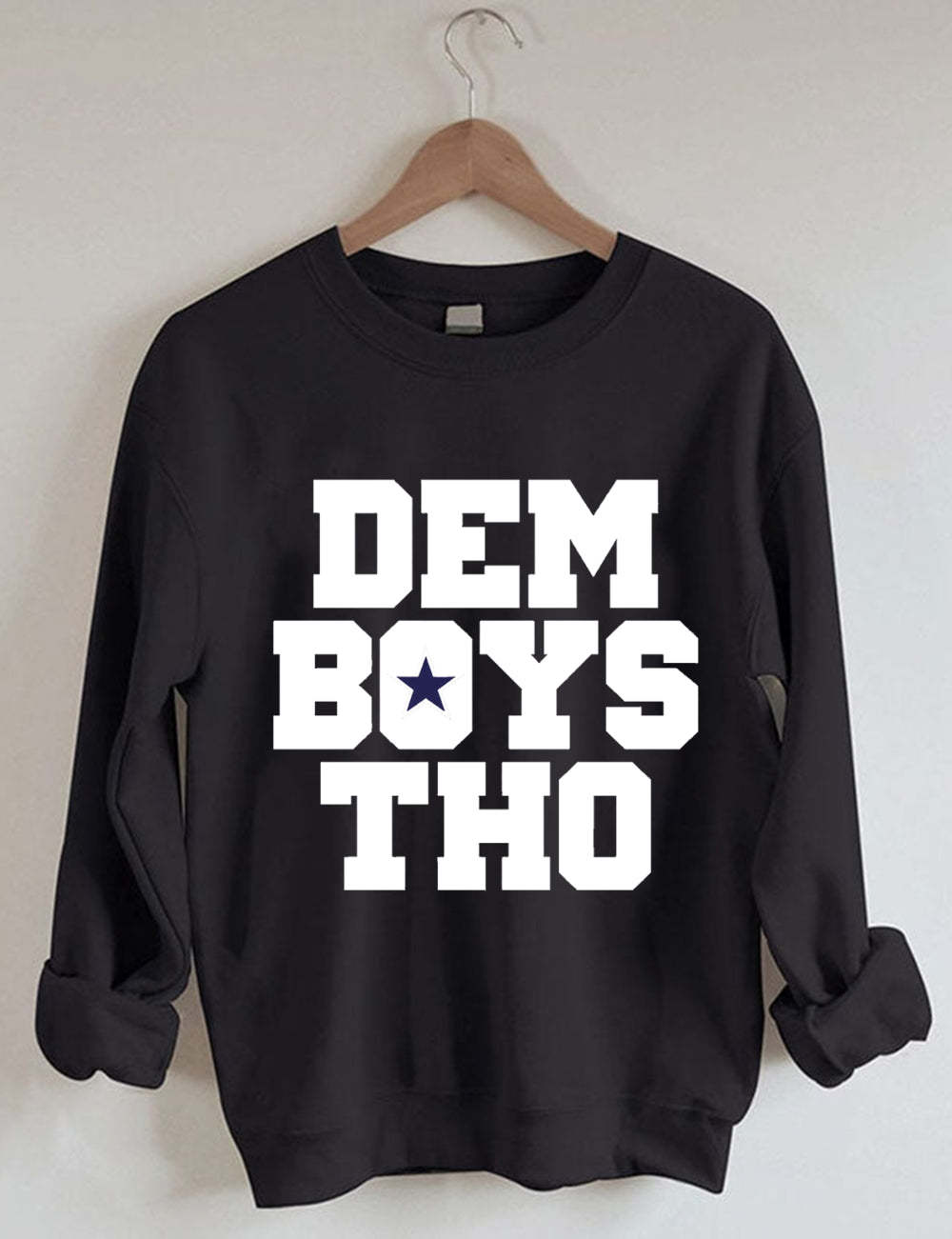 Dem Boys Tho Football Unisex Sweatshirt Black