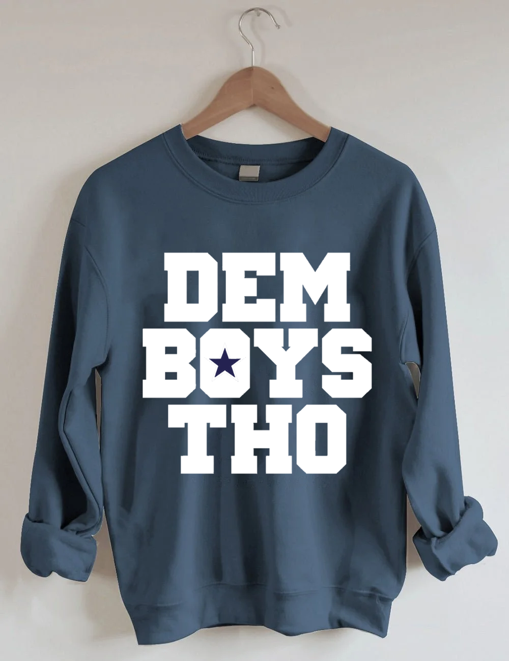 Dem Boys Tho Football Unisex Sweatshirt Navy