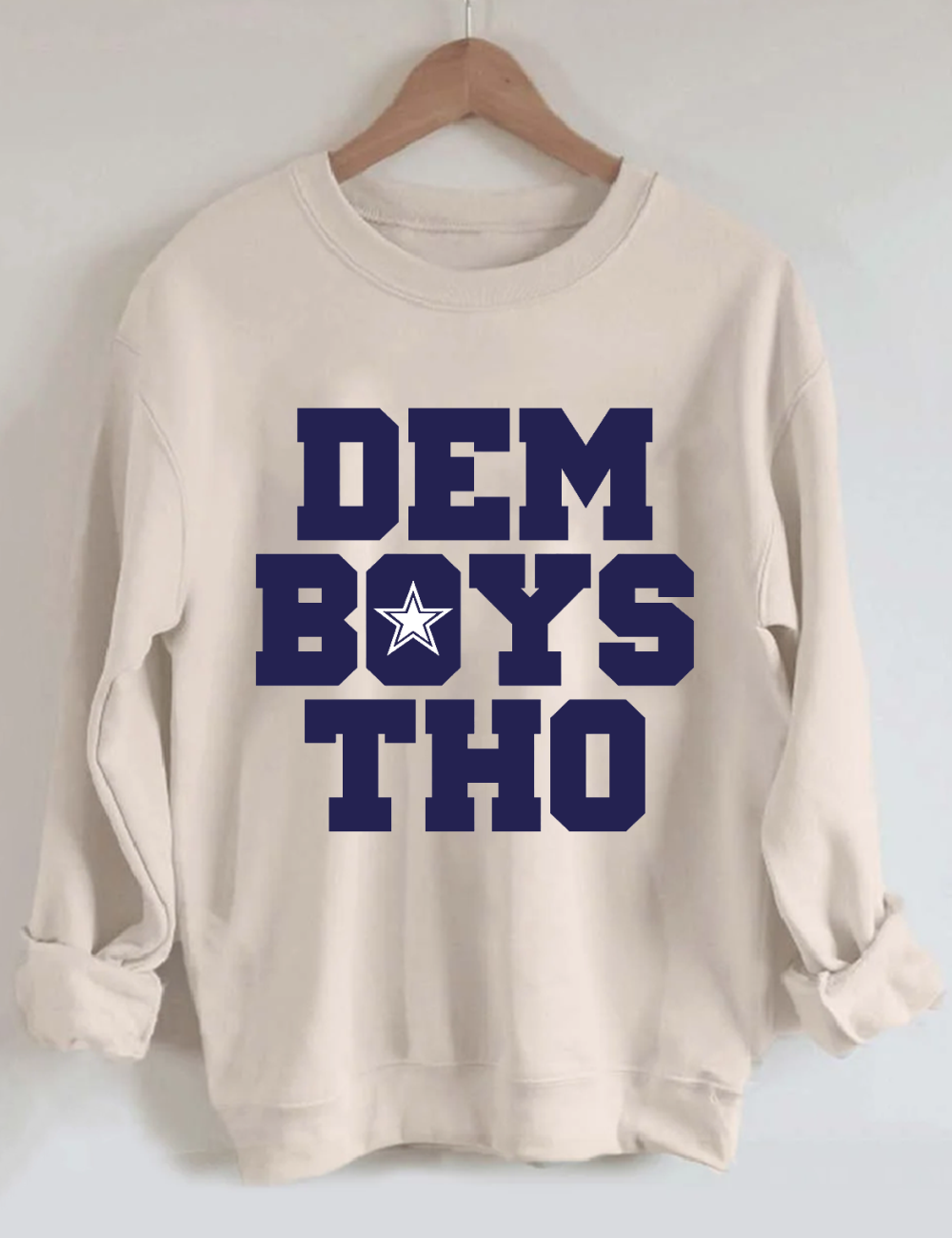 Dem Boys Tho Football Unisex Sweatshirt Sand