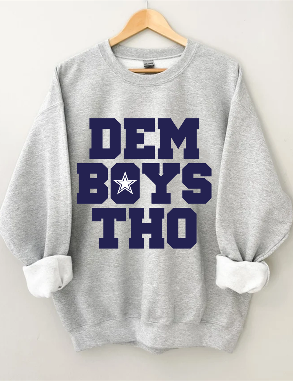 Dem Boys Tho Football Unisex Sweatshirt Sport Grey