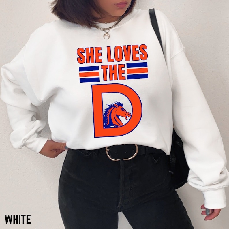 Denver Football Sweatshirt, Retro 90s Denver Sweater, Denver Colorado Sports Unisex Sweatshirt