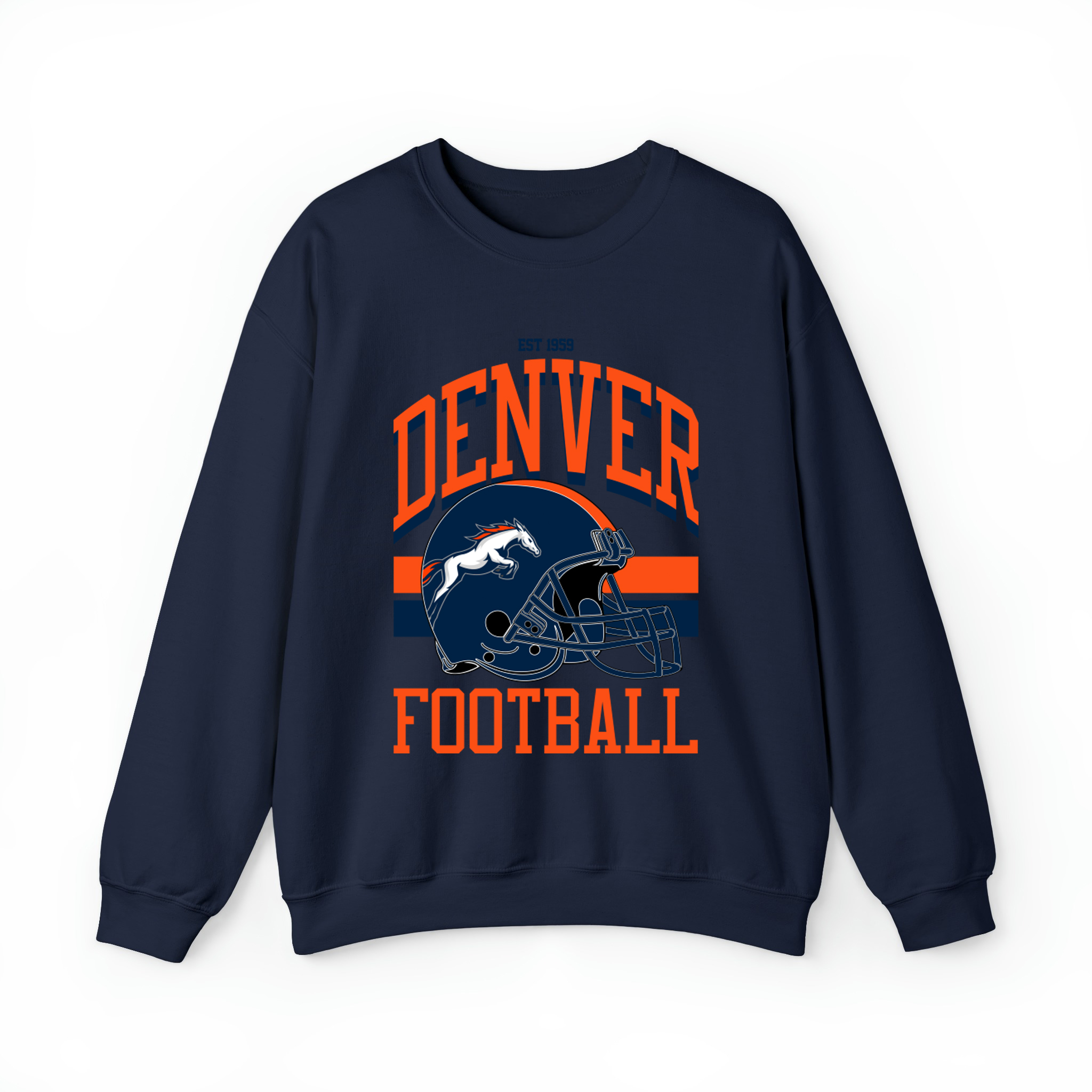 Denver Football Unisex Sweatshirt-Navy