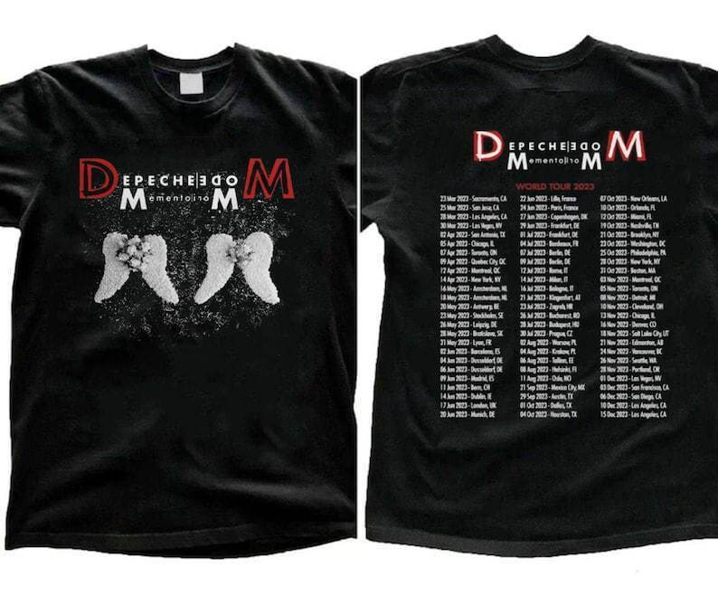 Depeche Mode 2023 Fall Tour T-Shirt, Depeche Mode Band Fan Shirt