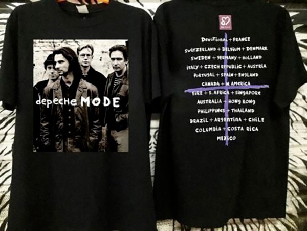 Depeche Mode Memento Mori T-Shirt, 2023 Rock Tour Shirt