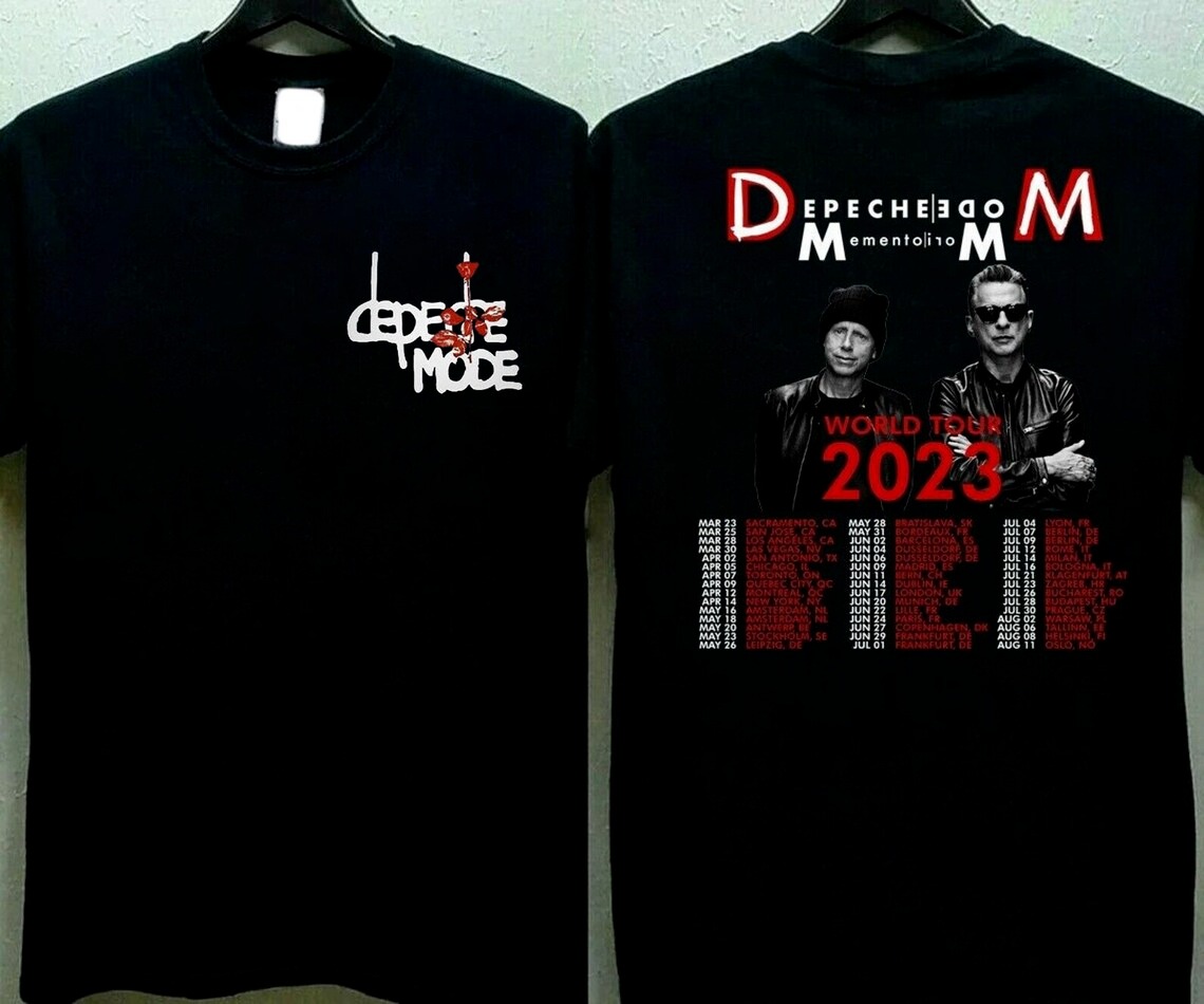 Depeche Mode Tour 2023 shirt, 2023 Depeche Mode Memento Mori World Tour T-shirt