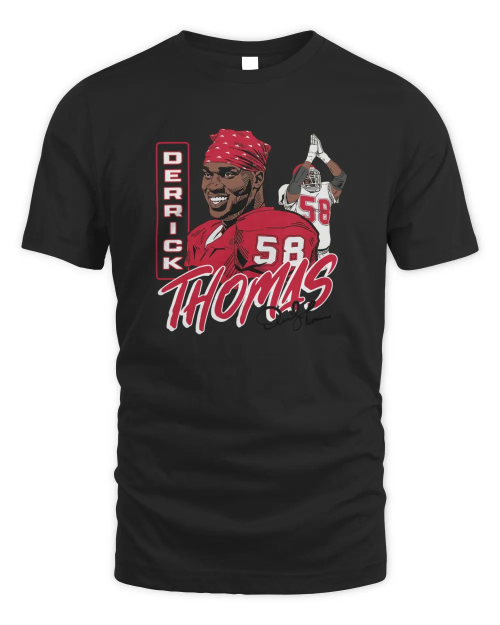 Derrick Thomas KC Chiefs Legend T Shirt Graphic