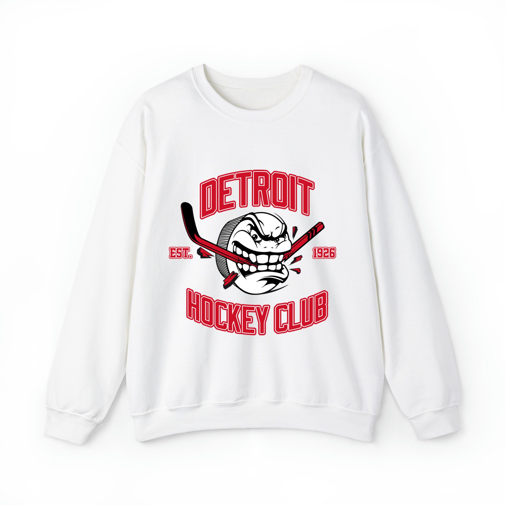 Detroit Hockey Club Unisex Sweatshirt- White