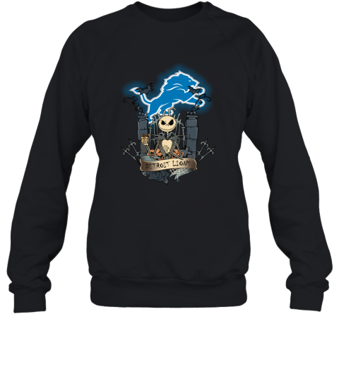 Detroit Lions Jack Skellington This Is Halloween Sweatshirt