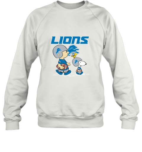 Detroit Lions LetâS Play Football Together Snoopy Sweatshirt