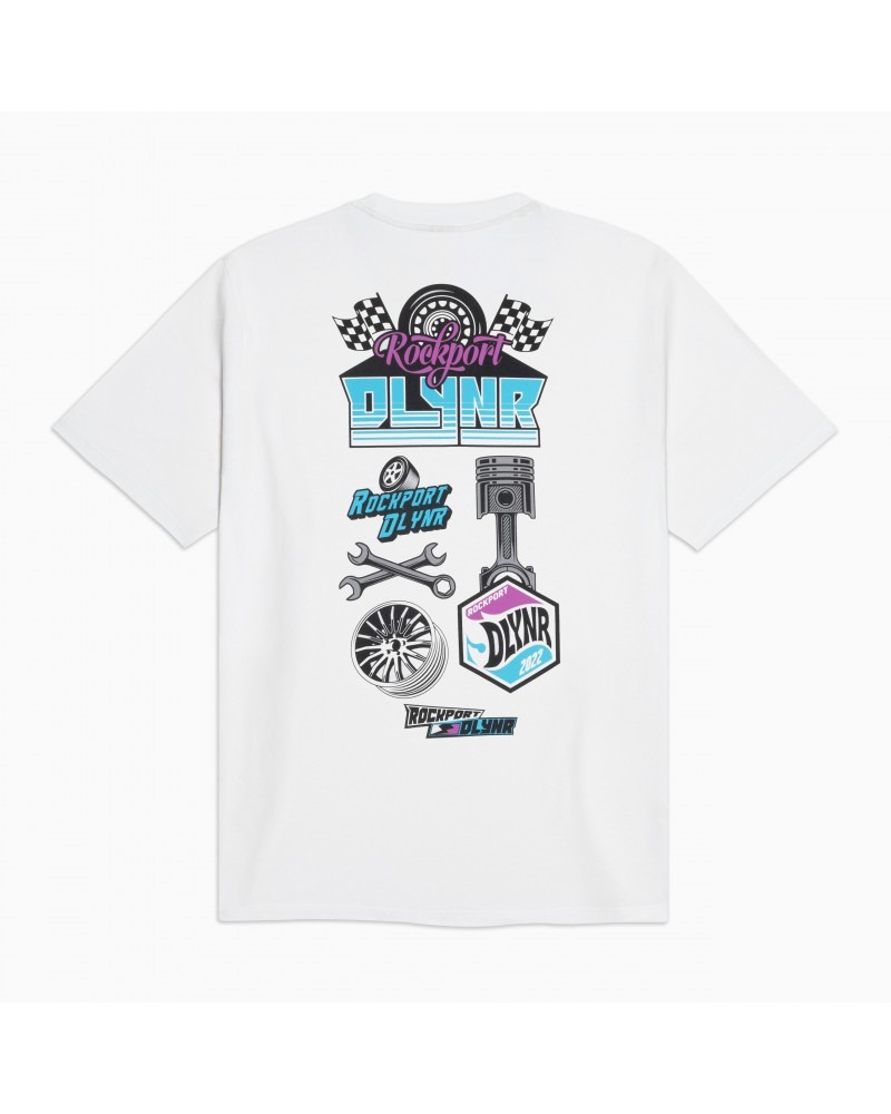 Dolly Noire X Kidd Keo - Pit Stop Tee - White