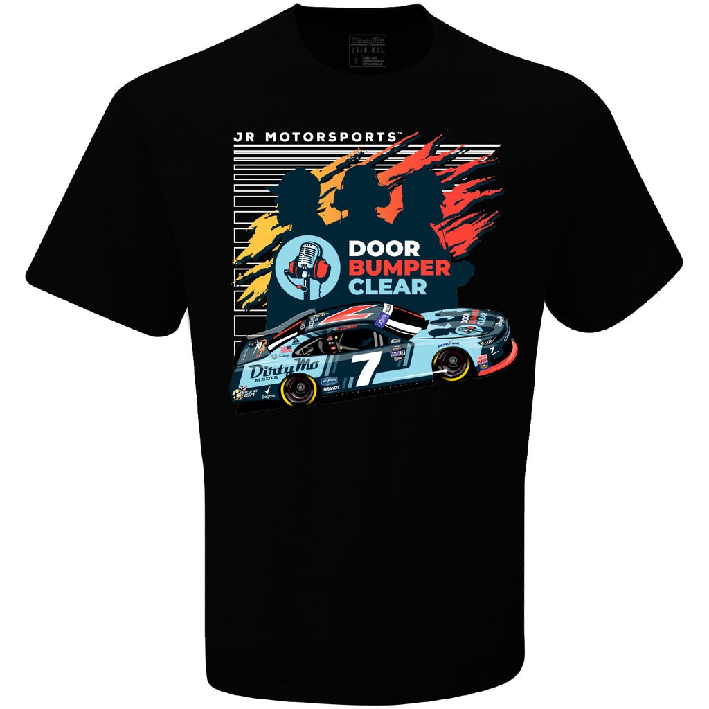 Door Bumper Clear - Dirty Mo Media Paint Scheme Car T-Shirt Black - Clearance Sale