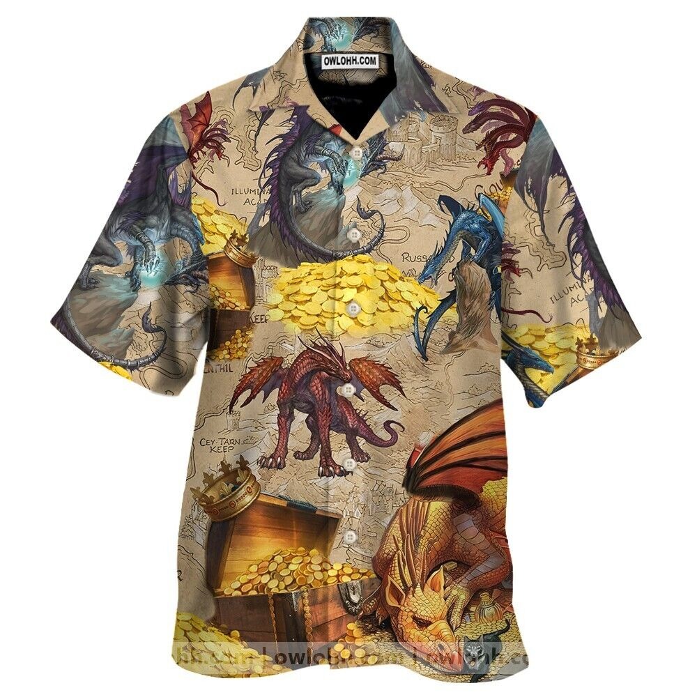 Dragon Island Hawaiian Shirt, Gift For Men,S-5XL US Size