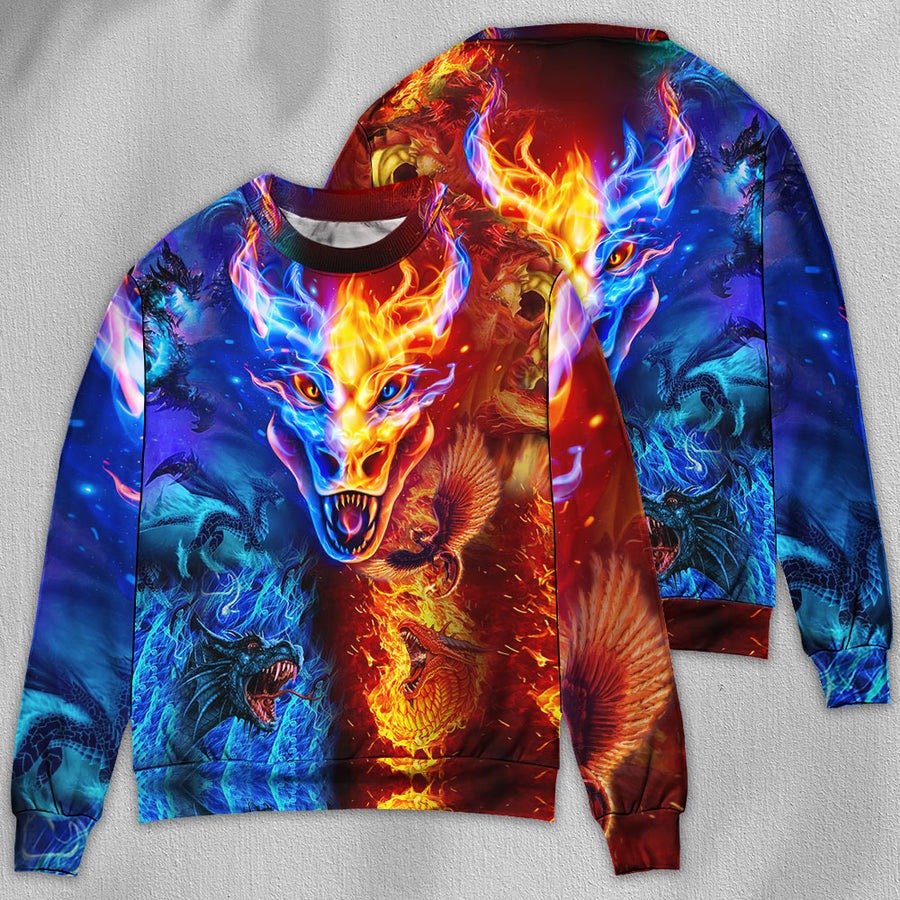 Dragon Love Life Amazing Style - Sweater - Ugly Christmas Sweaters