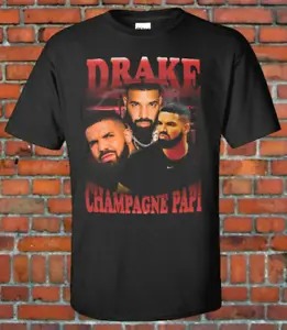 Drake Champagne Papi 90s Vintage Style Bootleg Tee Hip Hop Rap Music Toronto Can