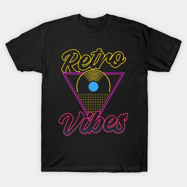 EDM Rave Techno Shirt 80s Retro Vibes T-Shirt