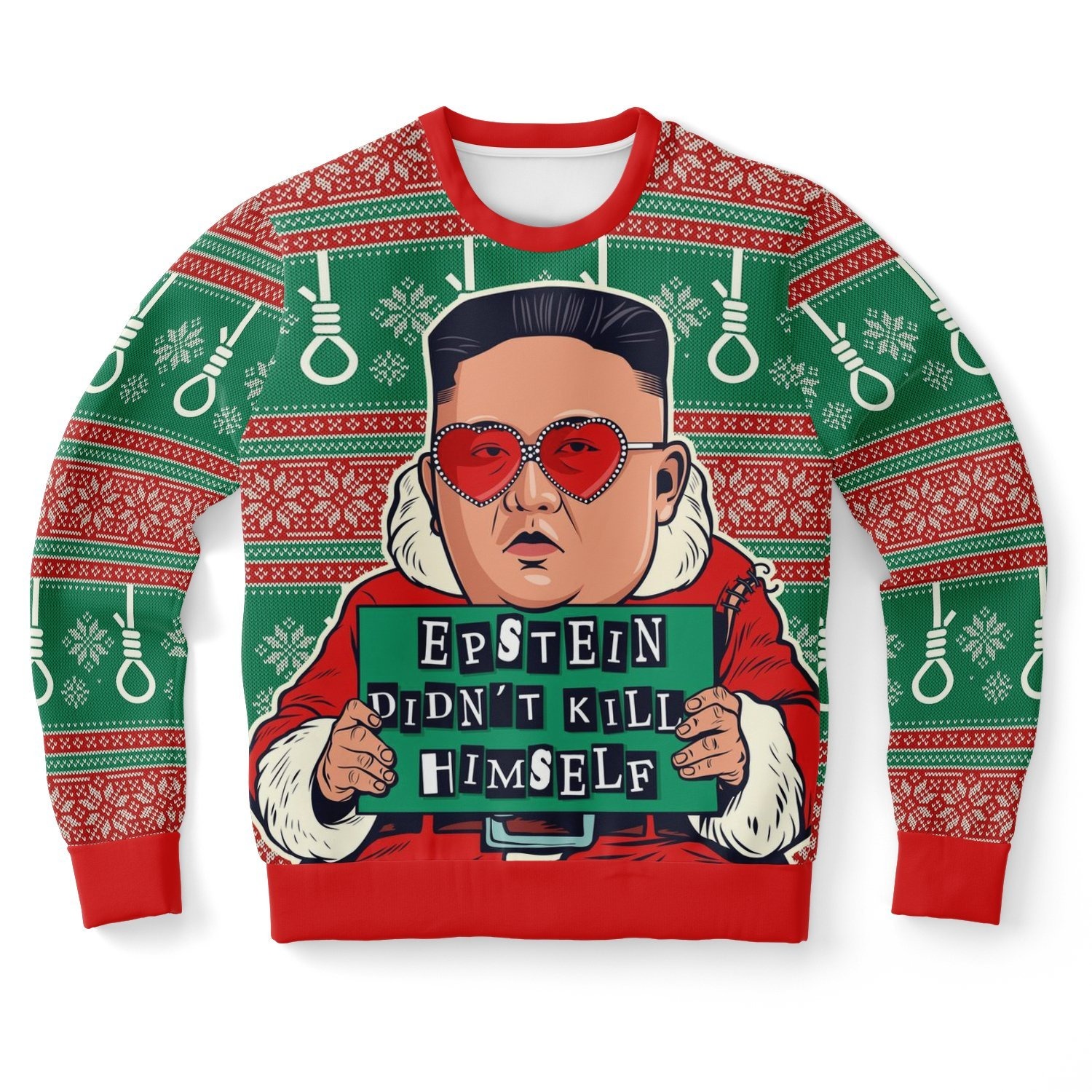 EPSTEIN DIDNâT KILL HIMSELF CHRISTMAS SWEATSHIRT 2