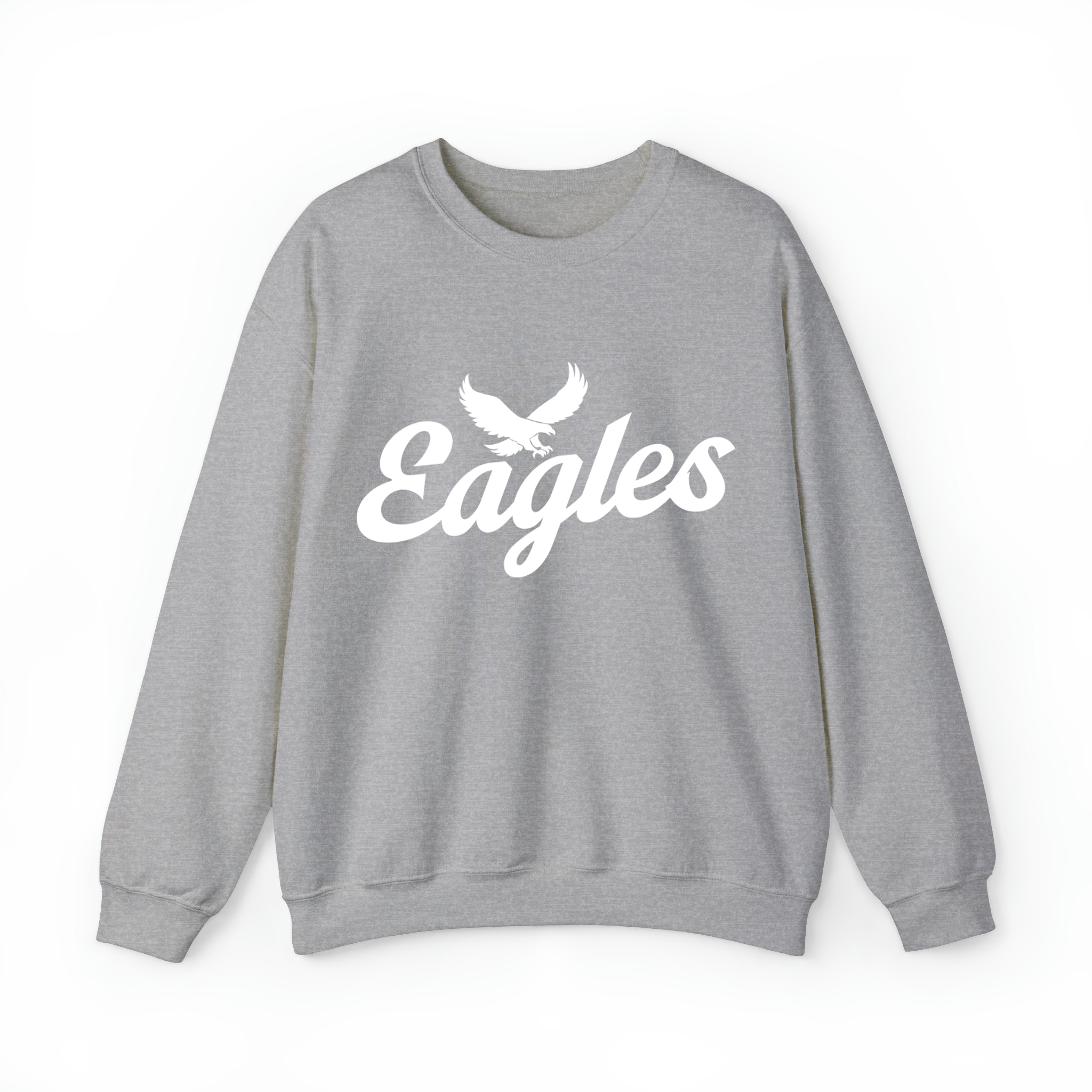 Eagles Football Retro v2 Unisex Sweatshirt-Sport Grey