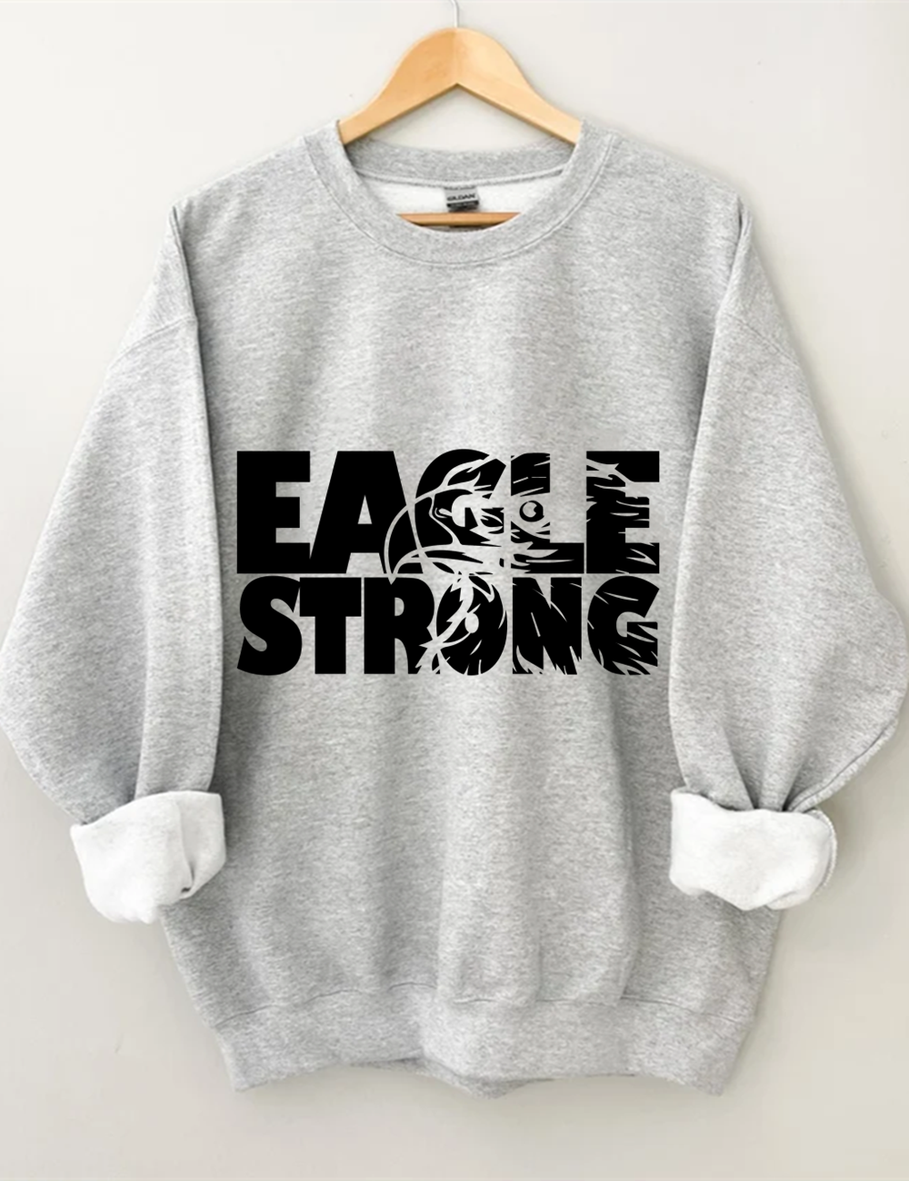 Eagles Strong Football Unisex Sweatshirt Sport Grey