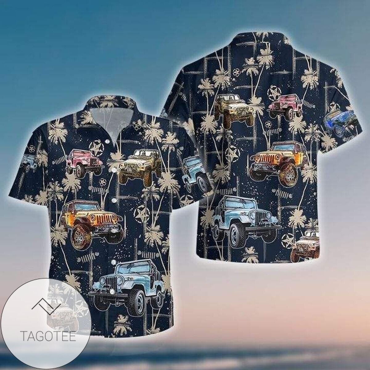 Eat Sleep Jep Motif Adorns Black Hawaiian Shirt, Gift for men, S-5XL US Size