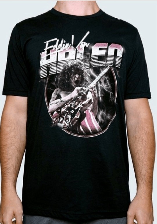 Eddie Van Halen Band T-shirt Full size