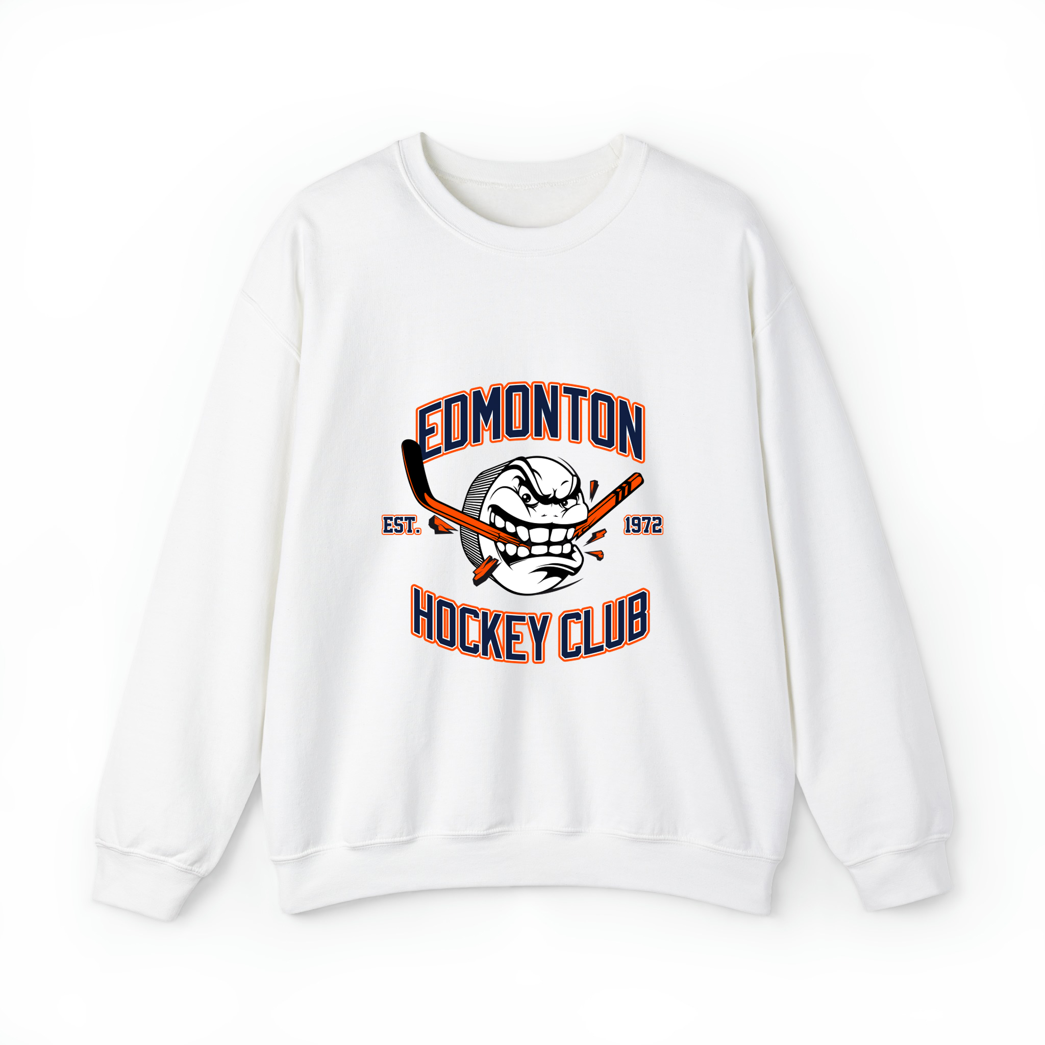 Edmonton Hockey Club Unisex Sweatshirt- White