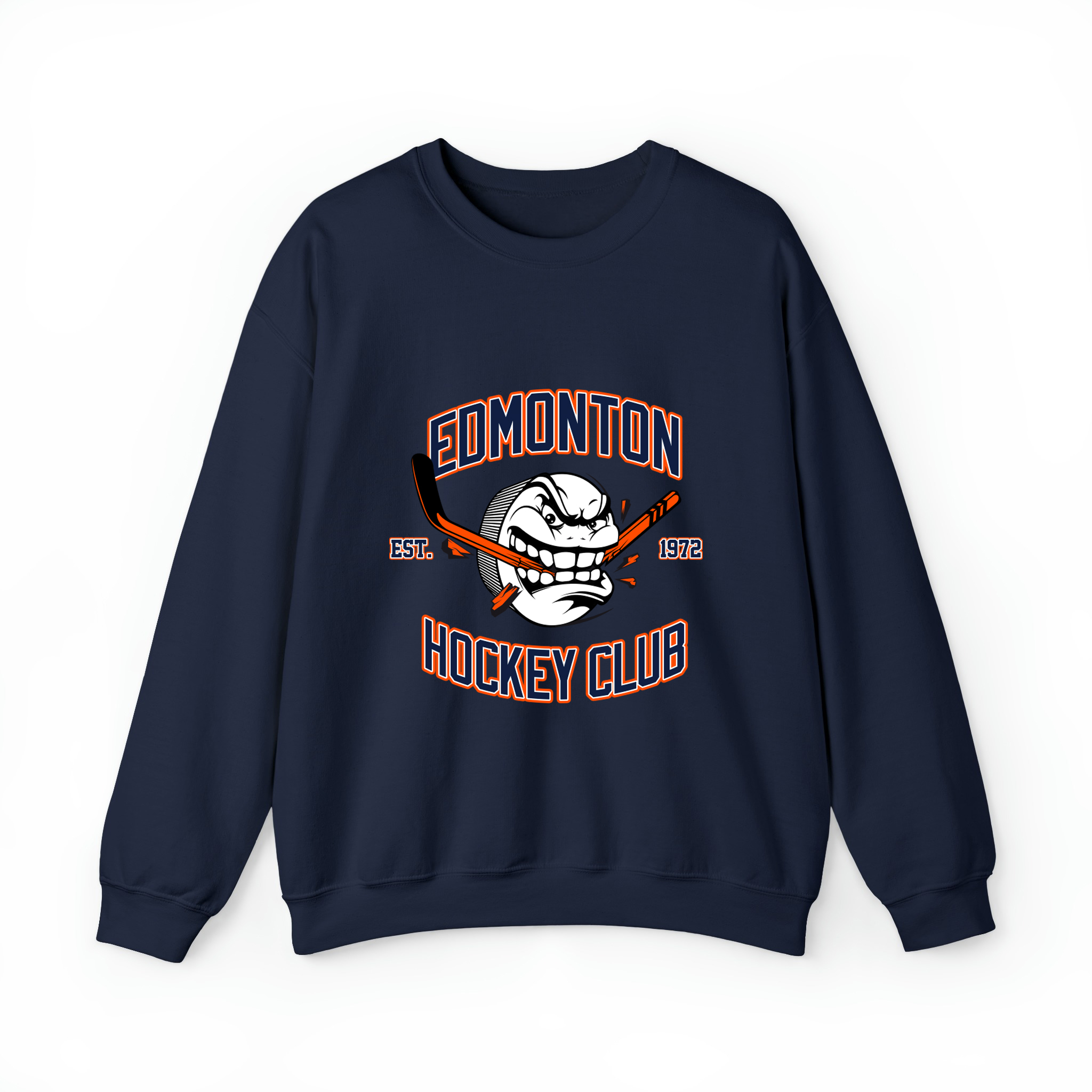 Edmonton Hockey Club Unisex Sweatshirt-Navy