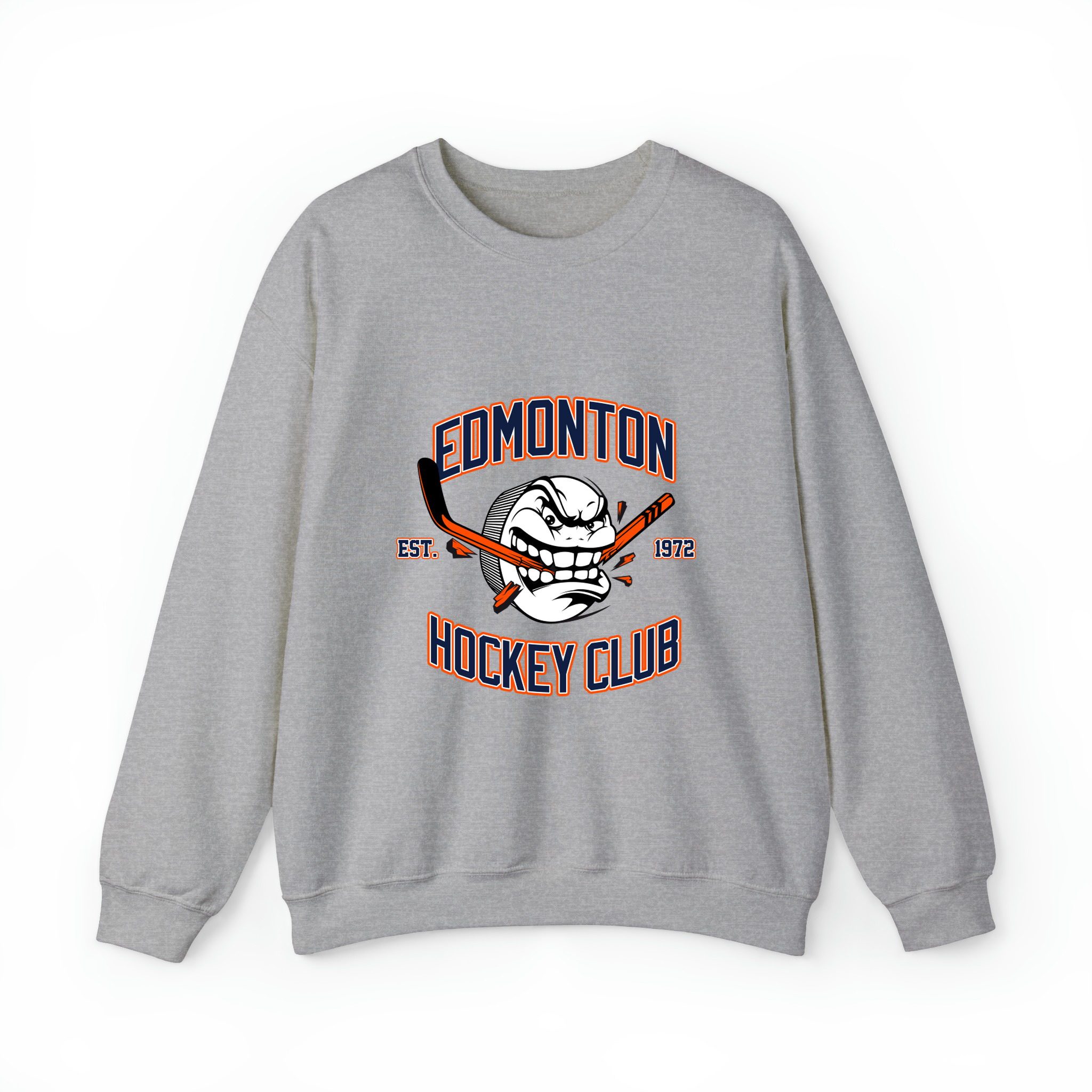 Edmonton Hockey Club Unisex Sweatshirt-Sport Grey