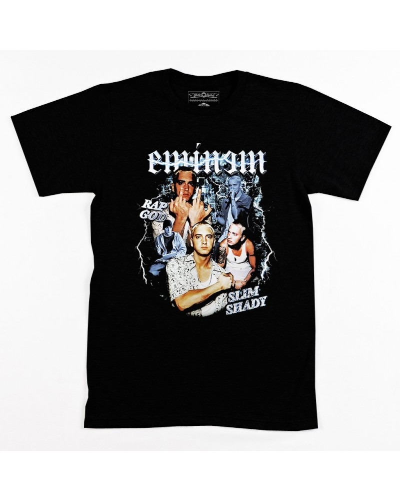 Eminem Rap God Retro Tee - Black