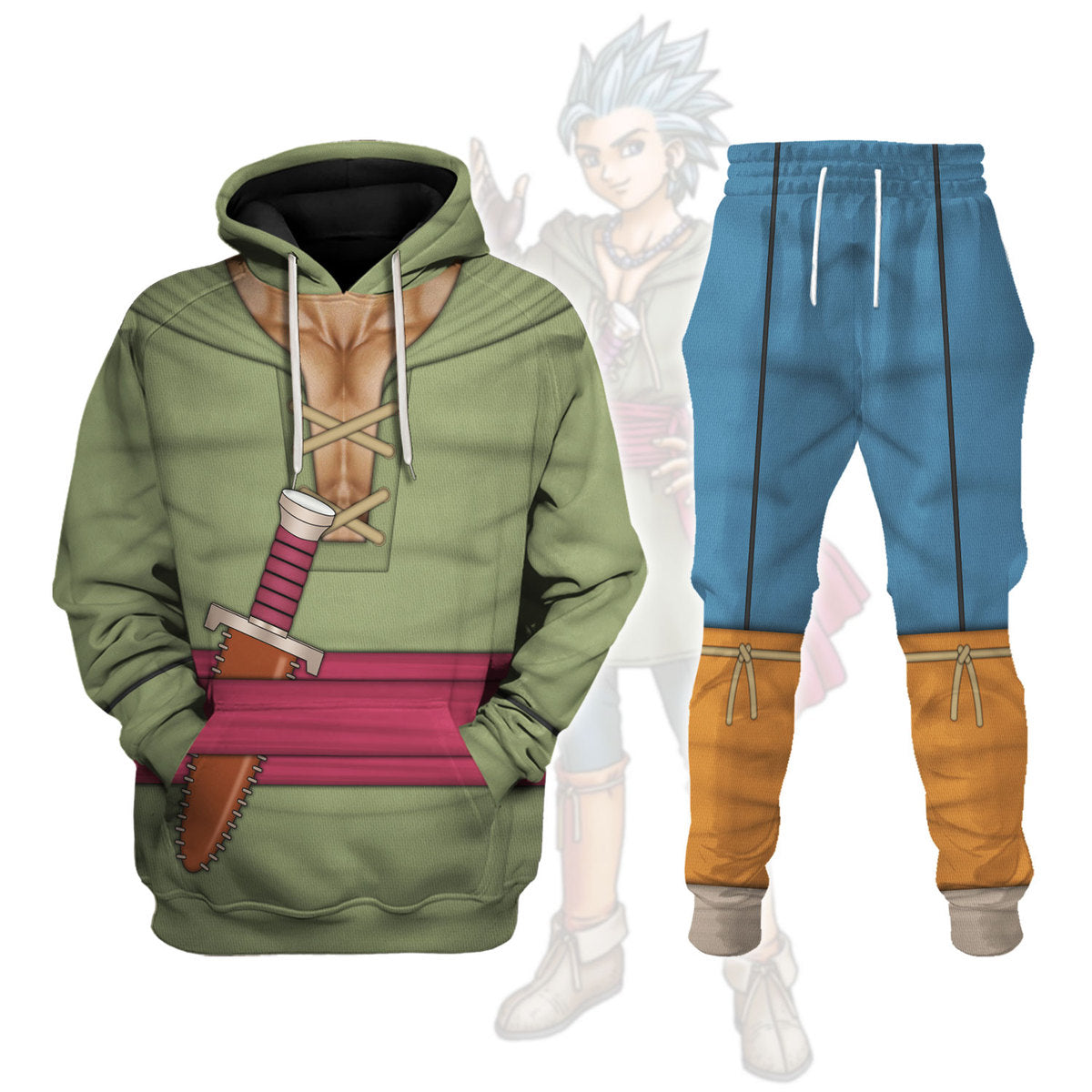 Erik Dragon Quest Cosplay Track suit 