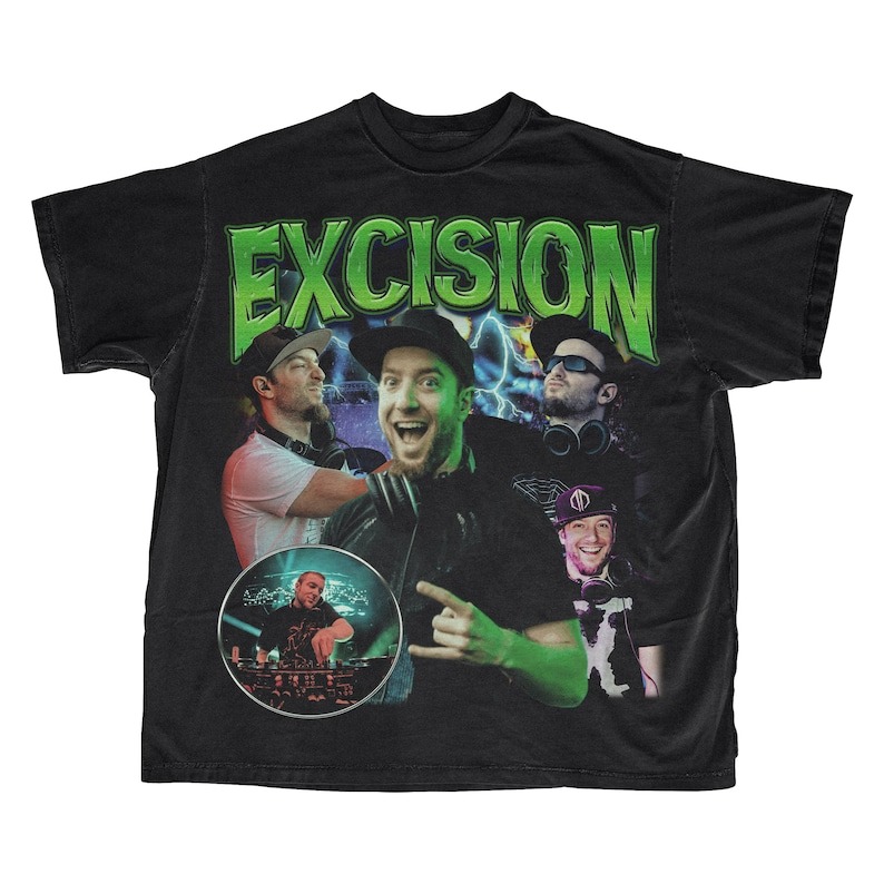 Excision, Vintage 90's Rave Tee