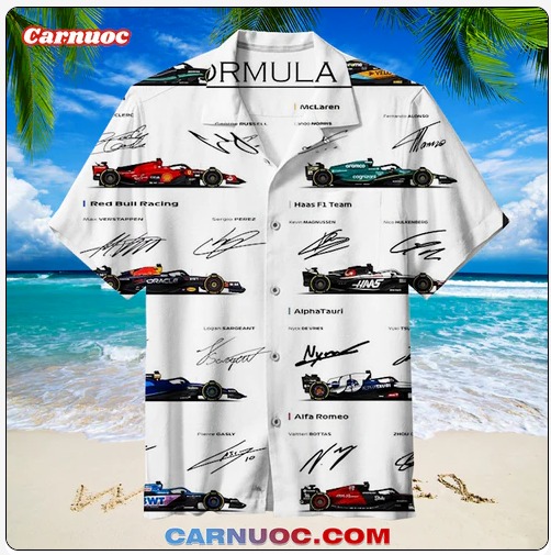 F1 Teams Unisex Hawaiian Shirt For Fan, Gift For Men And Women, S-5XL US Size