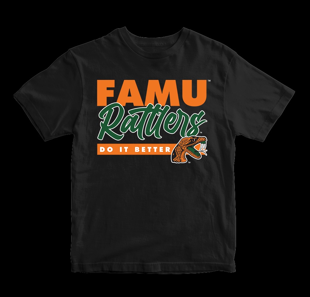 FAMU DO IT BETTER CLASSIC DESIGN T-SHIRT BLACK