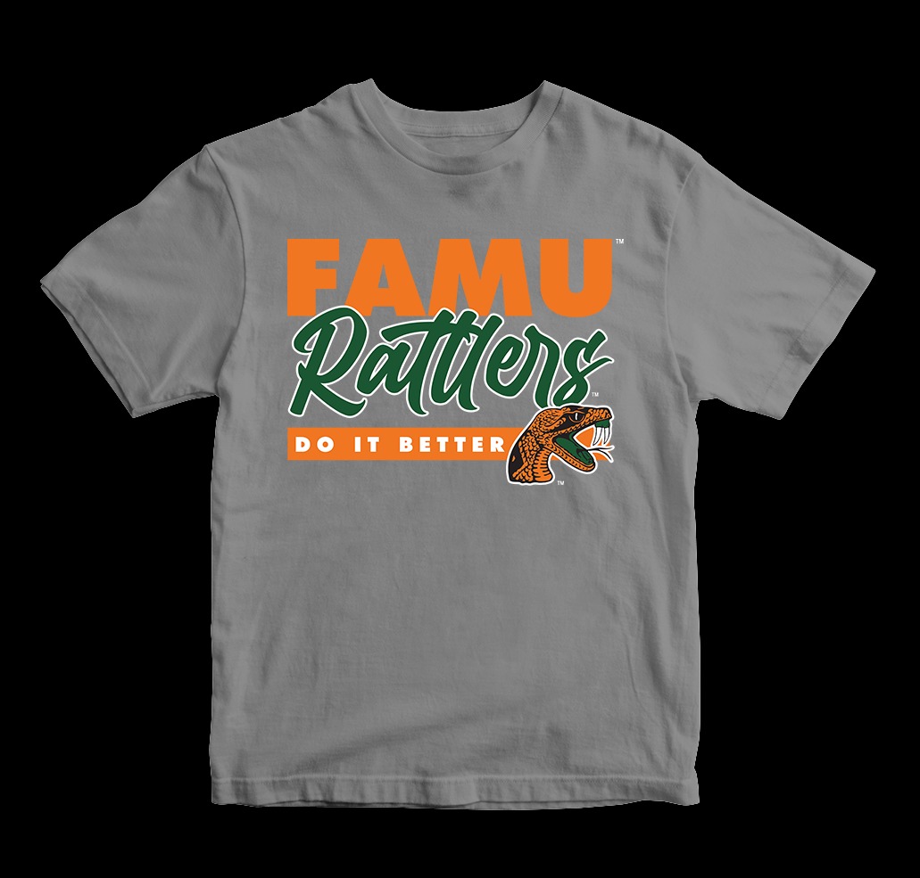 FAMU DO IT BETTER CLASSIC DESIGN T-SHIRT GREY